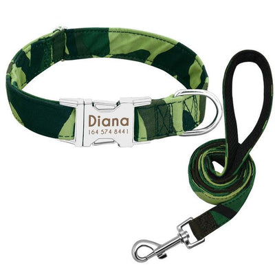 Custom Engraved Dog Collar with Name & Phone Number