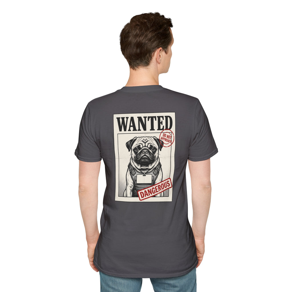 Wanted Pug Art