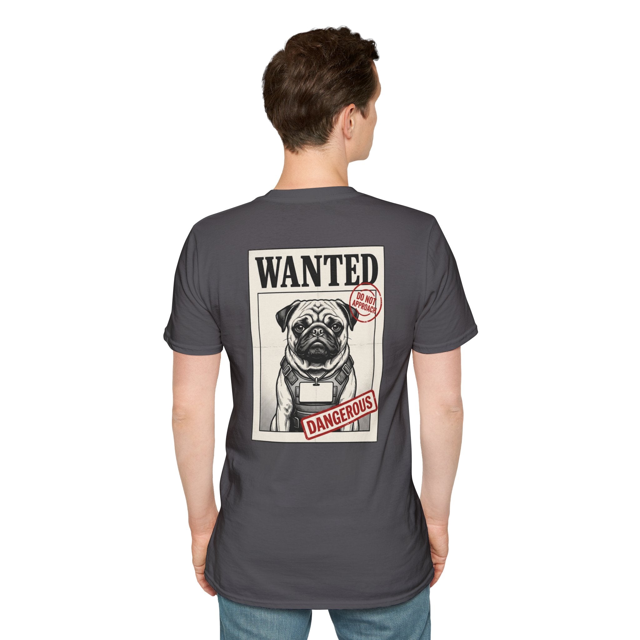 Wanted Pug Art