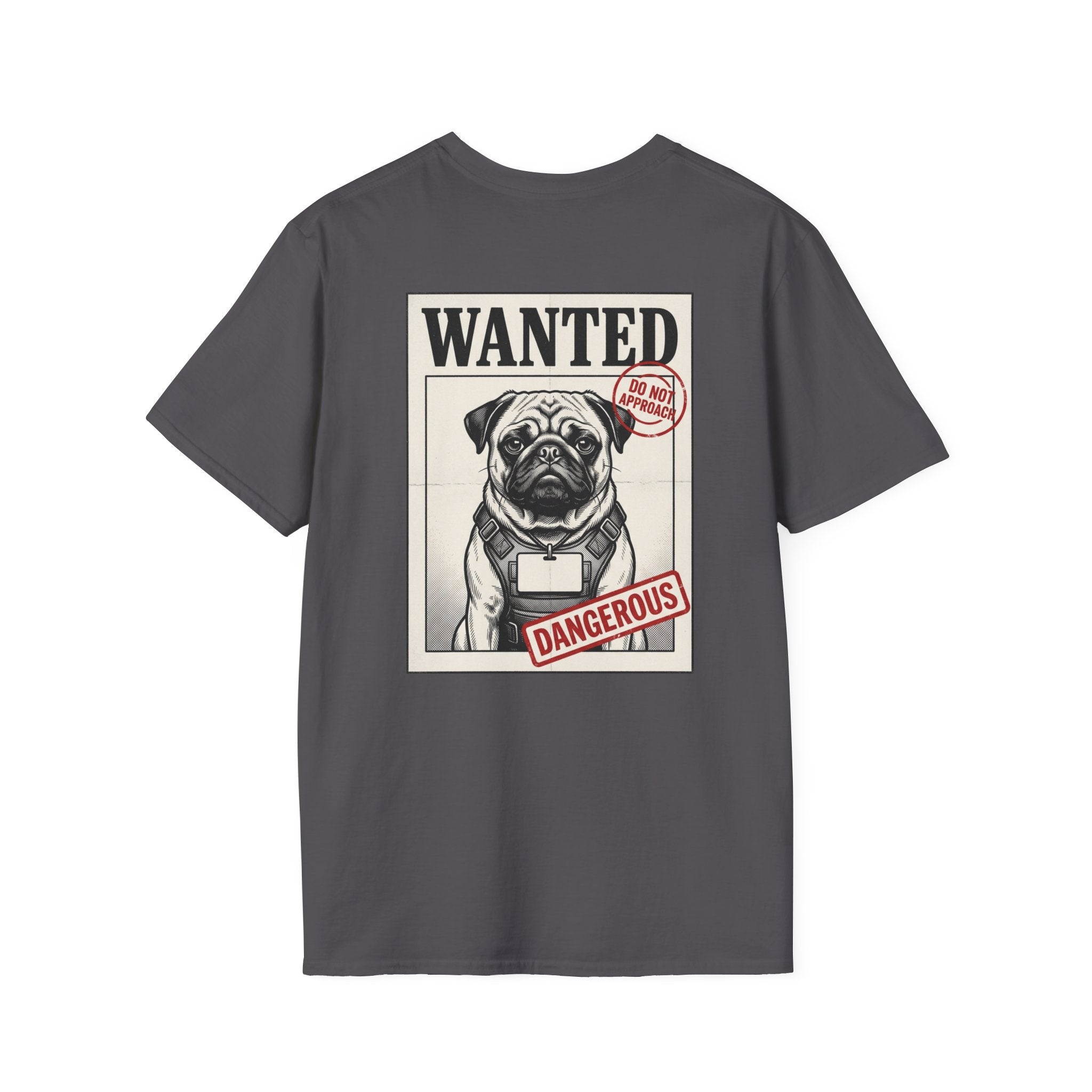 Wanted Pug Art