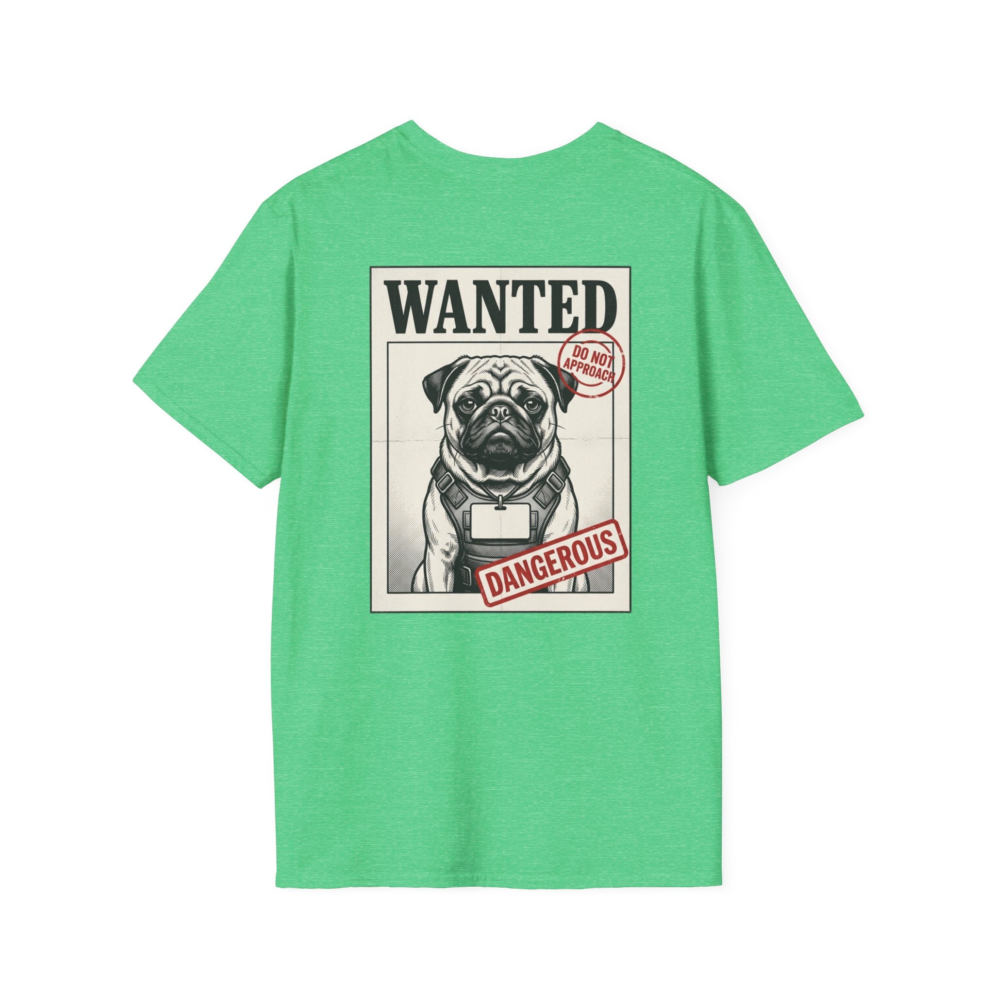 Wanted Pug Art