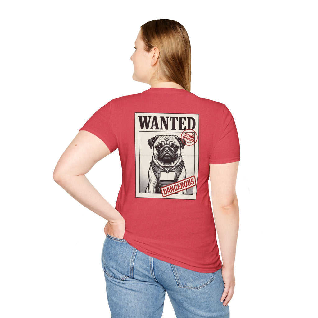 Wanted Pug Art