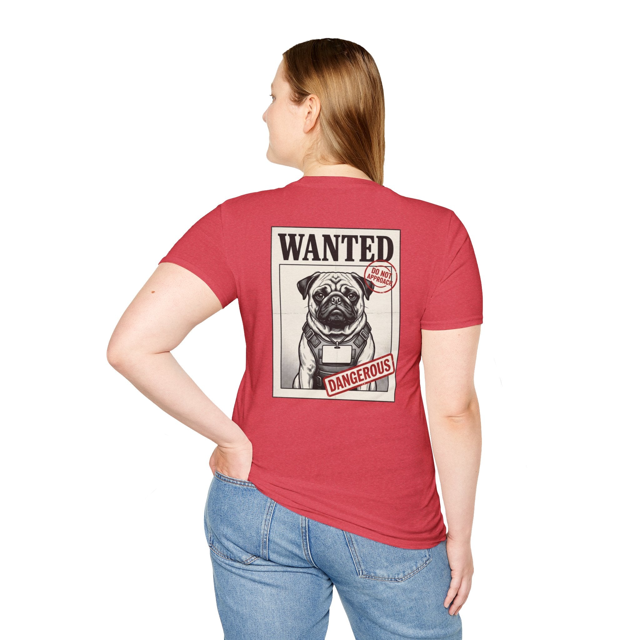 Wanted Pug Art