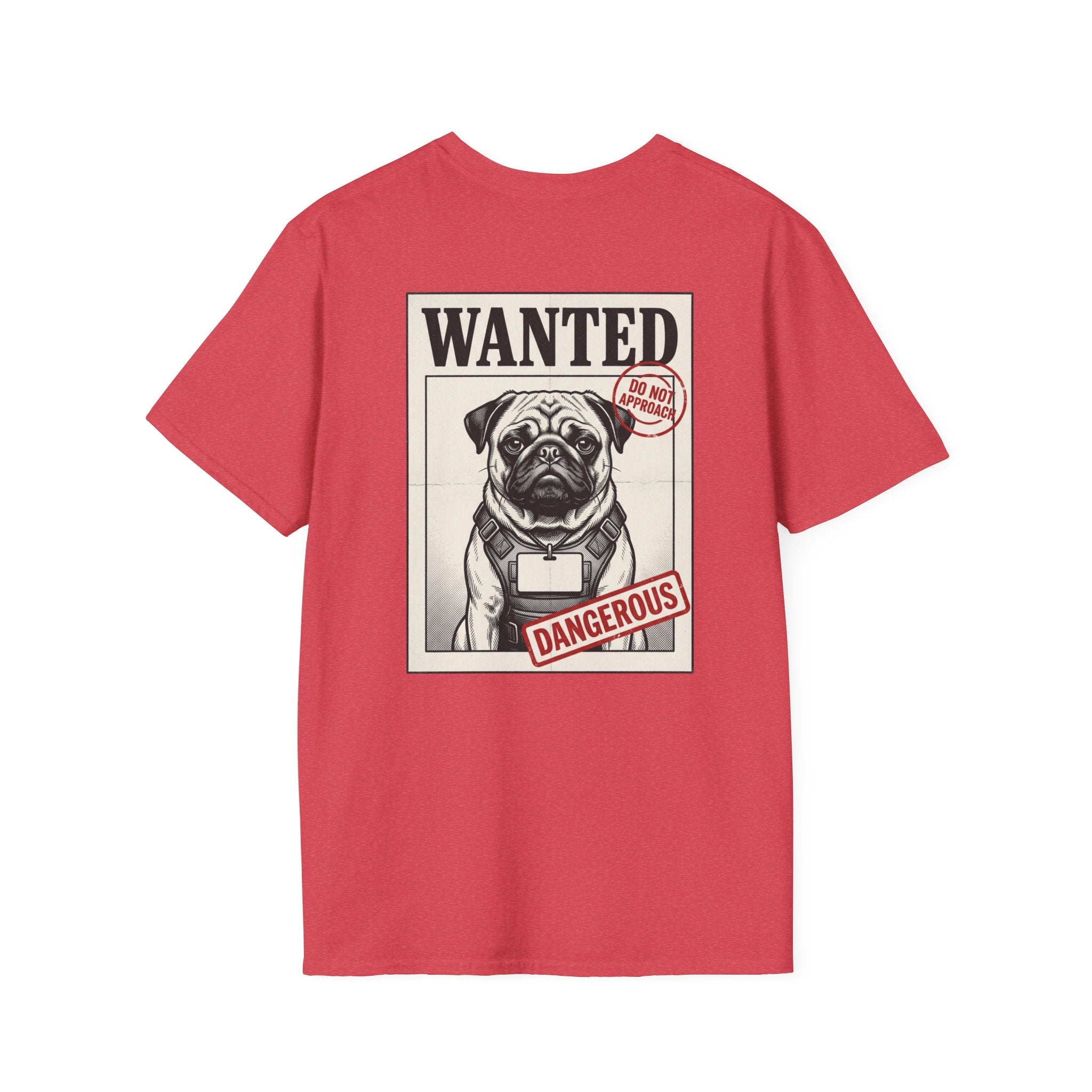 Wanted Pug Art