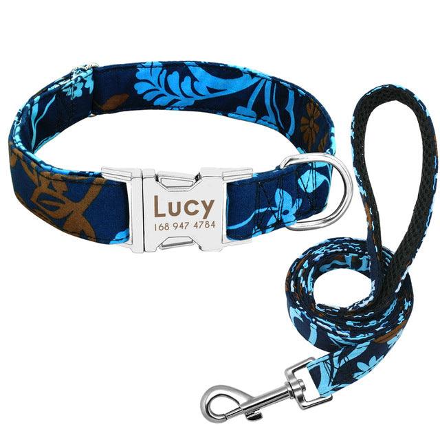 Custom Engraved Dog Collar with Name & Phone Number