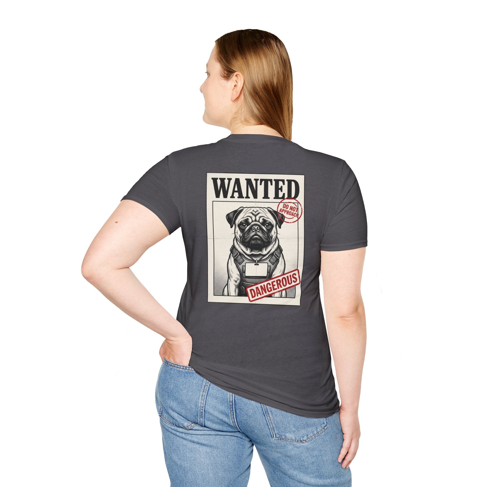 Wanted Pug Art