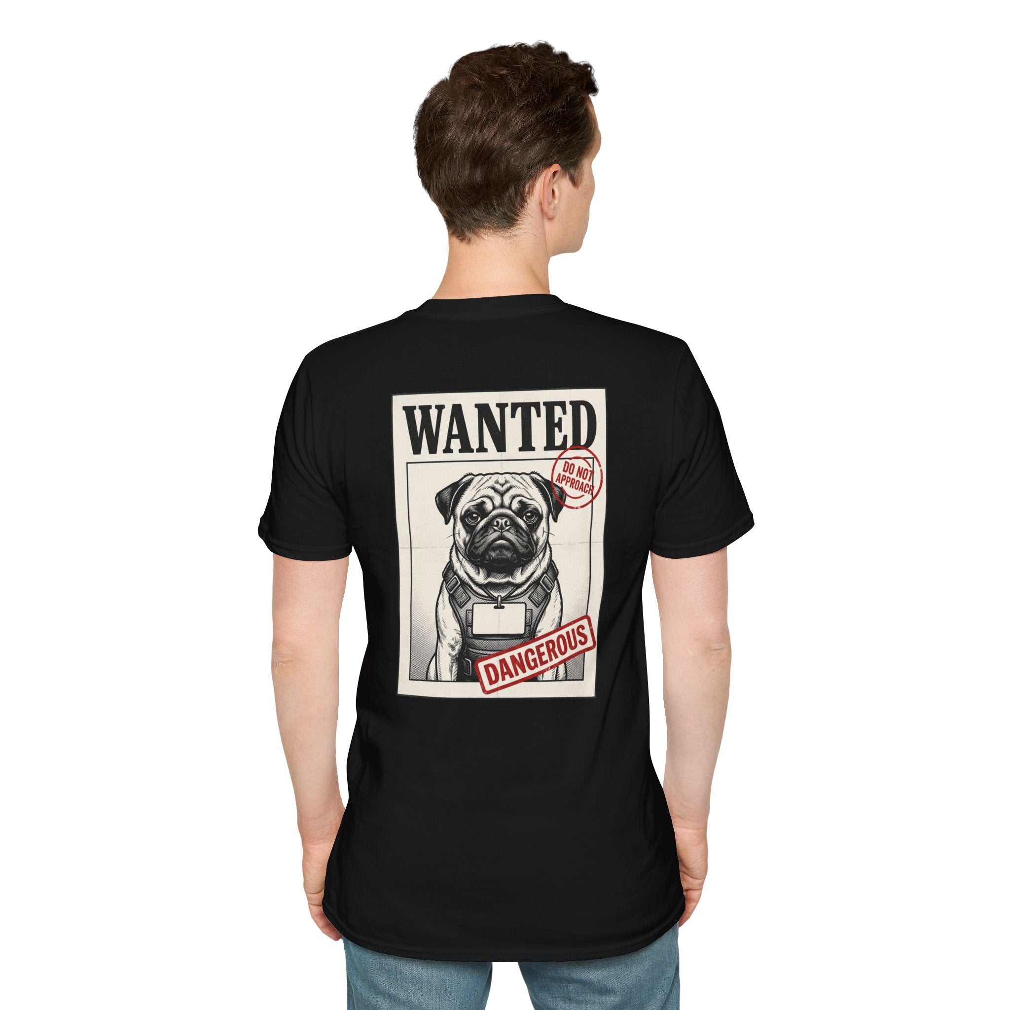 Wanted Pug Art