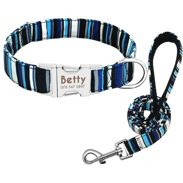 Custom Engraved Dog Collar with Name & Phone Number