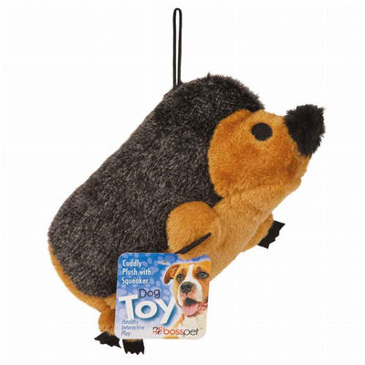 Hedgehog Plush Dog Toy – Soft & Squeaky