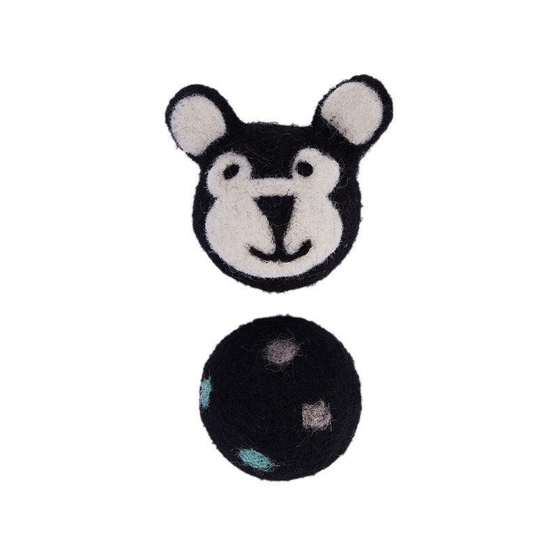 Interactive Cat Toy Balls with Bell – Multi-Color Pack